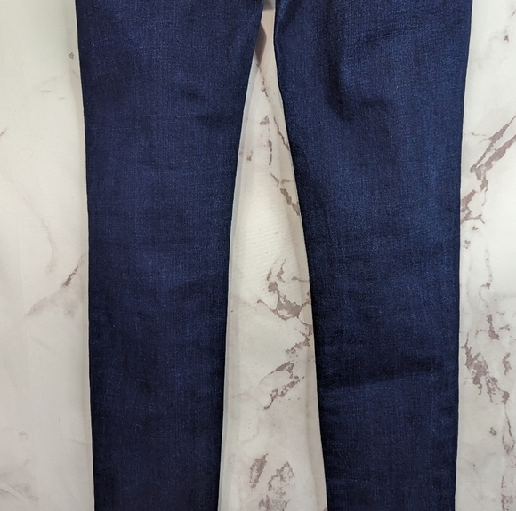 Hudson Girls Skinny Jeans Size 16 28 X 30 Dark Wash Mid Rise Denim CPSIA 2008 - Picture 8 of 12